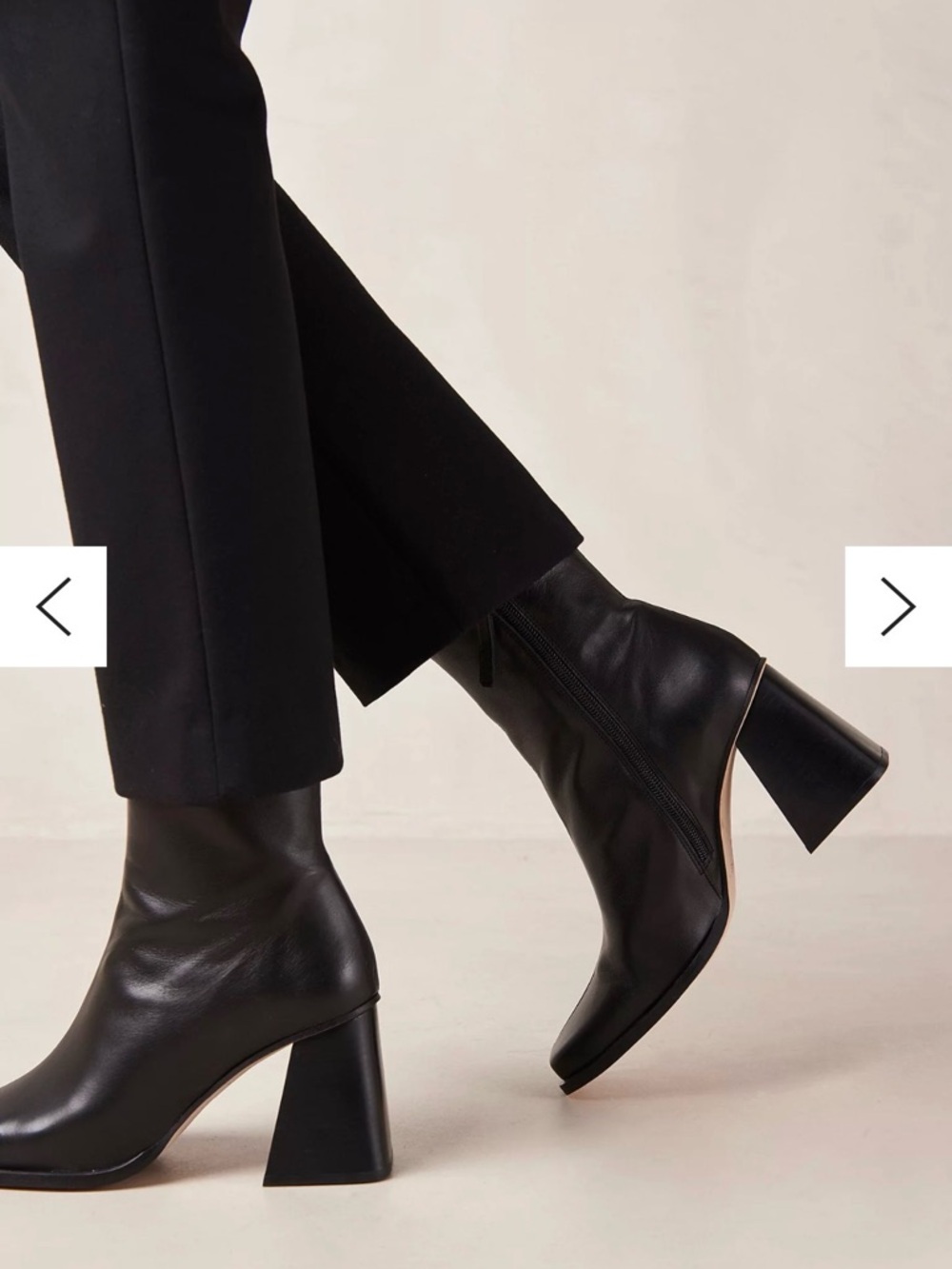 ALOHAS South Leather Ankle Boot size 35 - Picture 3 of 14